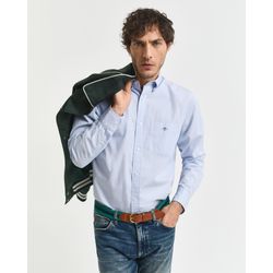 Gant Herren - Classic Regular Fit Popeline Hemd Light Blue - Gr. - L - Bild 10