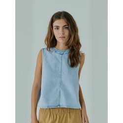 Norr Damen Bleu Jeans-Top, Lai - Bild 3