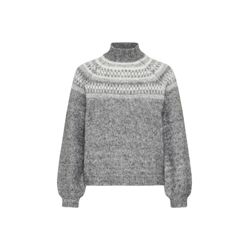 Kaffe, Damen, Pullover, Gerda, Weiss, Grau, (XL) - Bild 6