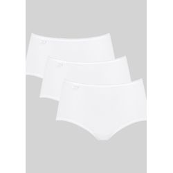 Sloggi Damen Weiß Midislip "24/7 Cotton", Gr. 38, Jersey, Obermaterial: 96% Baumwolle, 4% Elasthan (Lycra), Unifarben, Körpernah, Unterhosen, Spi... - Bild 6