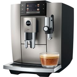 Jura E8 (Ed) Kaffeevollautomat, 27 Spezialitäten, 3,5''-Farbdisplay, Wifi-Fähig, Hot & Light Brew, Sweet Foam Mit Sirup- & Schokoaufsatz, Energiesparmodus, Midnight Silver Silber 15712 - Bild 5