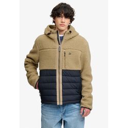 Superdry Herren Beige Jacke Teddyfell - Bild 4