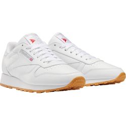 Reebok Classic Damen Weiß Sneaker "Classic Leather", Gr. 39, (, Gum), Synthetik, Schuhe Sneaker, Zeitloser Heritage-Running-Style Mit Modernis... - Image 3