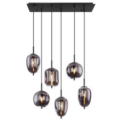 Schwarz Globo - Hängeleuchte - Blacky - Glas - Große - Bild 4