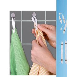 unisex Nähfrei-Aufhänger weiß, Größe Packung (10 Stück) - Image 4
