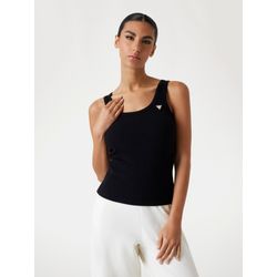 Guess Damen Schwarz Top Colette V4yp06 K8rt2 Slim Fit - Bild 2