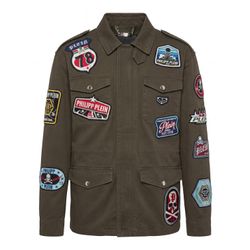 Philipp Plein - Militärjacken-Aufnäher - Jackets - Herren - Grün - M - Image 4