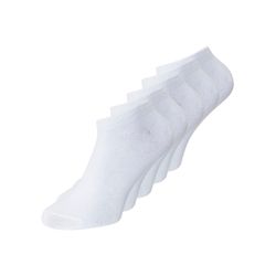 Jack & Jones Herren Weiß Kurzsocken "Jacdongo Socks 5 Pack Noos", Baumwollmischung, Uni, Socken - Bild 10