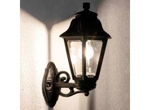 Image of Fumagalli LED-Außenwandlampe Bisso Anna E27 schwarz
