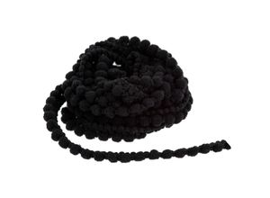 4058896269120 - Pompon-Borte schwarz 8 mm 5 m