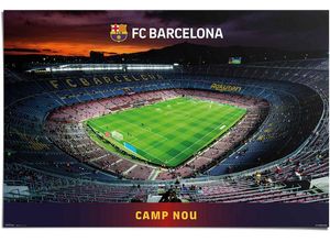 8714597611045 - Poster REINDERS Barcelona - Camp Nou Fußball Stadion Spanien Bilder Gr B H 915 cm x 61 cm 1 St bunt (mehrfarbig) Poster