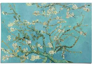 8714597573046 - Poster REINDERS Poster Mandelblüte Vincent van Gogh Bilder Gr B H 915 cm x 61 cm Blumen 1 St blau Poster