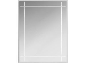 4002177307902 - Badspiegel JOKEY Karo Spiegel Gr B H T 55 cm x 70 cm x 04 cm silberfarben (silber) Badspiegel 55x70