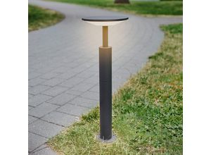 Image of Lucande Anthrazitfarbene LED-Wegeleuchte Fenia