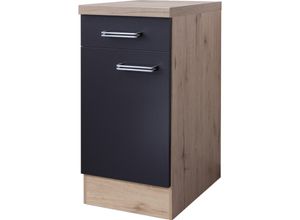 4047584059549 - Küchenunterschrank Anthrazit Eiche