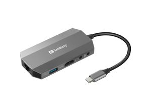 5705730136337 - USB-C 6-in1 Travel Dock - docking station - USB-C - HDMI - GigE