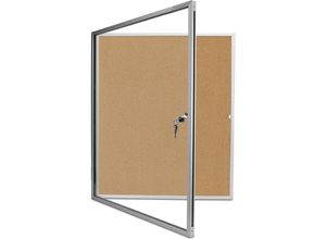 4013695034607 - Schaukasten SP 1215024 4 x A4 Korkrückwand braun 4013695034607 Magnetoplan