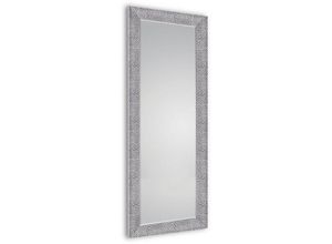 4251820303215 - Dekospiegel MIRRORS AND MORE Vicky Spiegel Gr B H T 50 cm x 150 cm x 2 cm silberfarben (schwarz silberfarben) Dekospiegel Ganzkörperspiegel Wandspiegel