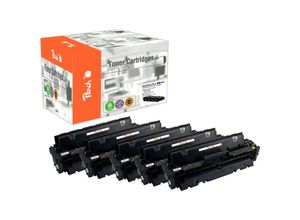 7640173435051 - H410X 5 Tonermodule XL (2*bk c m y) ersetzt HP No 410X CF410X*2 CF411X CF412X CF413X für zB HP Color LaserJet Pro MFP M 477 fdw (wiederaufbereitet)