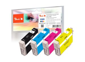 7640148551885 - E895 4 Druckerpatronen (bk c m y) ersetzt Epson T0895 C13T08954010 für zB Epson Stylus SX 415 Epson Stylus SX 215 Epson Stylus SX 218 (wiederaufbereitet)