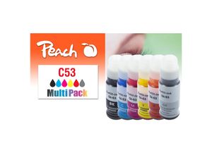 7640460547627 - C53 Spar Pack Druckerpatronen (bk c m y gy re) ersetzt Canon GI-53 für zB Canon Pixma G 550 Canon Pixma G 650