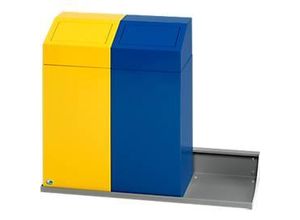 4030695020324 - VAR Wandhalterung für Wertstoffsammler mit einer Grundfläche von 320 x 320 mm & Volumen von 45 l 3-fach 4030695020324 - VAR Wandhalterung für Wertstoffsammler mit einer Grundfläche von 320 x 320 mm & Volumen von 45 l 3-fach
