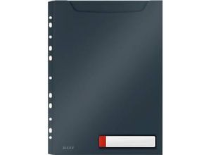 4002432126170 - Leitz® Prospekthülle Cosy Privacy Maxi blickdicht A4 bis 150 Blatt Lochrand einklappbar Schreibschild 3 Stück grau 4002432126170 - Leitz® Prospekthülle Cosy Privacy Maxi blickdicht A4 bis 150 Blatt Lochrand einklappbar Schreibschild 3 Stück grau