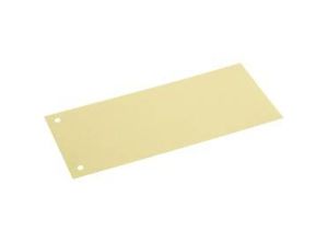 4018924505026 - Select Trennstreifen 2-fach-Lochung bedruckbar 100 Stück B 240 x H 105 mm Karton gelb 4018924505026 - Select Trennstreifen 2-fach-Lochung bedruckbar 100 Stück B 240 x H 105 mm Karton gelb