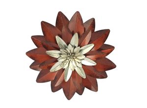 4046884044699 - Wanddekoobjekt HOFMANN LIVING AND MORE Blüte Wanddekoobjekte Gr B H T 36 cm x 36 cm x 4 cm rot (antik rot) Wanddekoration Wanddekoobjekte 4046884044699 - Wanddekoobjekt HOFMANN LIVING AND MORE Blüte Wanddekoobjekte Gr B H T 36 cm x 36 cm x 4 cm rot (antik rot) Wanddekoration Wanddekoobjekte