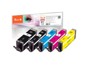 7640182386481 - C580 XXL 5 Druckerpatronen XXL (bk bkph c m y) ersetzt Canon PGI-580XXL CLI-581XXL für zB Canon Pixma TS 8351 a Canon Pixma TS 8350 a (wiederaufbereitet)