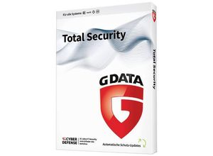 4018931735898 - G-Data Total Security Vollversion 3 Lizenzen Windows Mac Android iOS Antivirus Sicherheits-Software