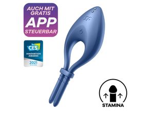 4061504018362 - SATISFYER - BULLSEYE RING VIBRATOR APP BLAU 4061504018362 - SATISFYER - BULLSEYE RING VIBRATOR APP BLAU