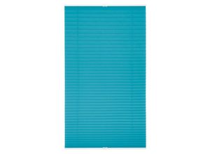 4250434105345 - Plissee Thermo-Rollo Duo-Rollo Klemmfix ohne Bohren Lichtblick B-Ware einwandfrei Plissee Blau 90 cm 130 cm