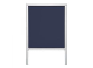 4250434124261 - Dachfensterrollo Skylight Thermo Verdunkelung Blau 973 x 122 cm Lichtblick (SK08) - B-Ware sehr gut