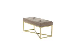 4063074367864 - Sitzbank Cameron 125 Taupe   Gold