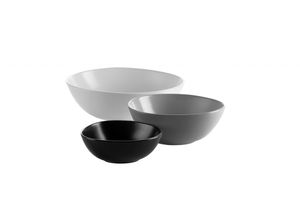 9001794684057 - MÃSER Serie Glendale Schalen Set 3-teilig moderne hochwertige Servierschalen in verschiedenen GrÃ¶Ãen MÃ¼slischale SuppenschÃ¼ssel SalatschÃ¼ssel matt lasiert Keramik Schwarz   WeiÃ   Grau - B-Ware einwandfrei