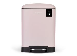 3701335310303 - Les Collectors Tret-Mülleimer N°678   Edelstahl   mattes pink 6 L   rechteckig und praktisch