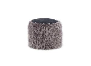 4063074091653 - Fellpouf Bobtail 125 Dunkelgrau   Schwarz