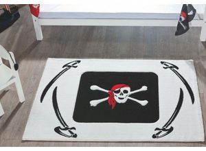 4250468518982 - Kinderteppich 170 x 120 cm Pirat schwarze Säbel