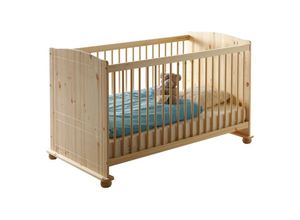 4250393886897 - TiCAA Babybett Gitterbett Adam Kiefer Natur