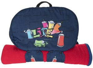 9001778261809 - KidsExperts Rucksack Organizer Graffiti Blau