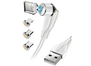 4024559257056 - Fontastic Daten- und Ladekabel Twitch mit magnetischen USB-Steckern 360° drehbar 180° neigbar