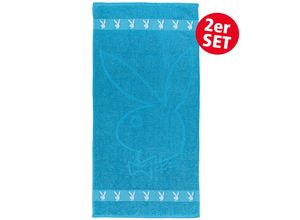 4250282957387 - PLAYBOY Frottierwaren Playboy Handtuch ca 50 x 100 cm Petrol - 2er Pack