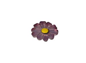 4016318293757 - Dekomagnet Magnet Kühlschrankmagnet Pinnwandmagnet Ø 30 mm Blume lila 1 Stück