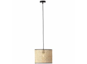 4004353351662 - Lampe Wiley Pendelleuchte 30cm rattan 1x A60 E27 60W geeignet für Normallampen (nicht enthalten) Kabel kürzbar - braun - Brilliant