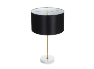 4056216916235 - Tischlampe Piona 110 Schwarz   Gold   Weiß