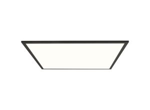 4004353388590 - Lampe Buffi led Deckenaufbau-Paneel 60x60cm sand schwarz Metall Kunststoff 1x 40W led integriert (5200lm 4000K) a+ - schwarz - Brilliant