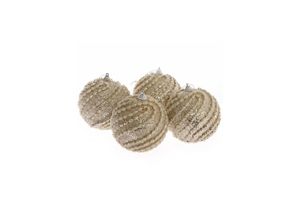 4250965957789 - Myflair Möbel & Accessoires Christbaumschmuck »Wellen Weihnachtsdeko Christbaumschmuck« (4-tlg) beige