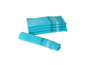 4021665530226 - Sensino Gästetücher 5er -Set Frejus - ca 30 x 50 cm Aqua