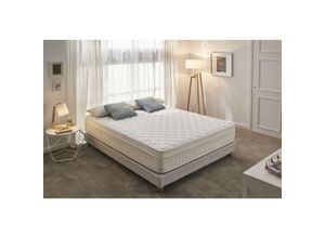 8445027006116 - Moonia - Box Spring Premier Matratze - 140X190 30cm Weiß